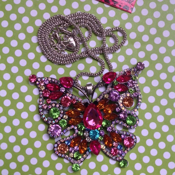 Betsey Johnson Jewelry - NWT Betsy Johnson Butterfly Necklace